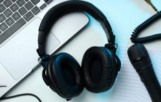 Kopfhörer.